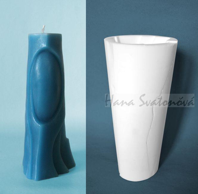 Plastika vysoká ovál - výška 23cm