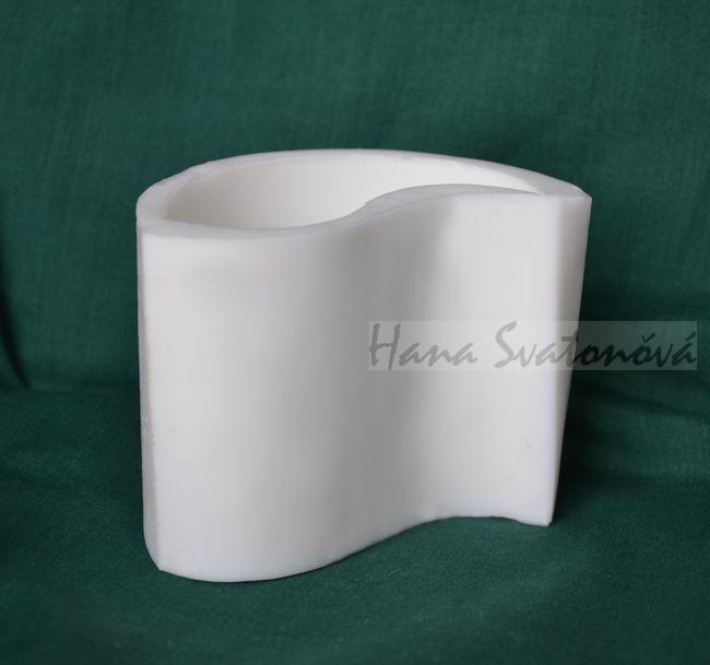 Jing Jang nízký rovný s ostrou hranou, výška 5cm