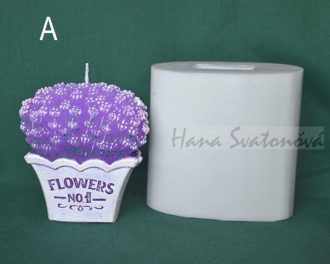 Levandule kytička s motýlem - výška 7,5cm
