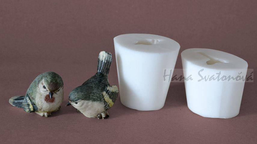 2 Ptáčci - výška 5 a 6,5cm