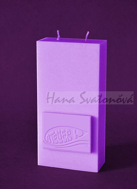 Forma na svíčku dekor - výška 15cm