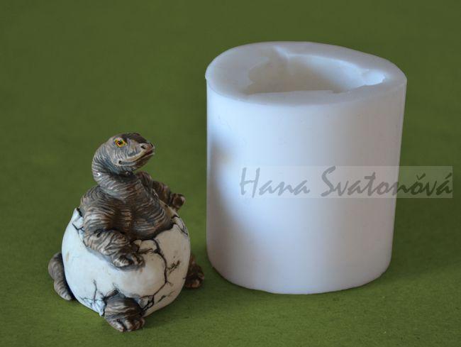 Dinosaurus ve vajíčku - výška 4,5cm