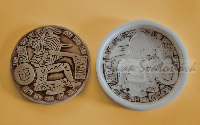 Relief - Mayský motiv Kruh, průměr 11cm