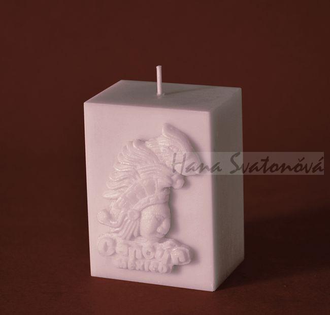 Mayský motiv hranol - výška 8,5cm