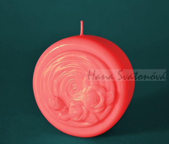 Kruh s růžemi Disk - průměr 10cm