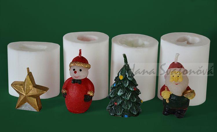 Vánoční miniset, výška 3-4cm