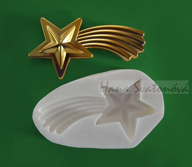 Relief - vánoční kometa pravá, vel 11cm