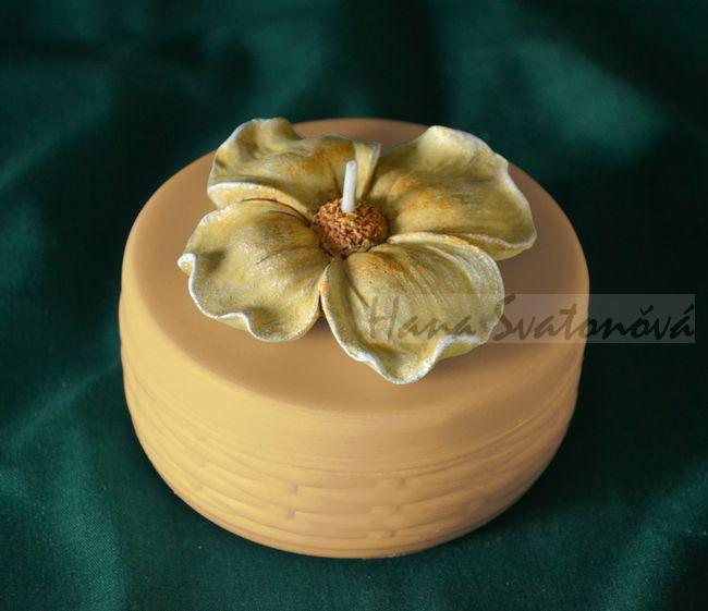 Květ ll - Válec nízký, průměr 9,5cm