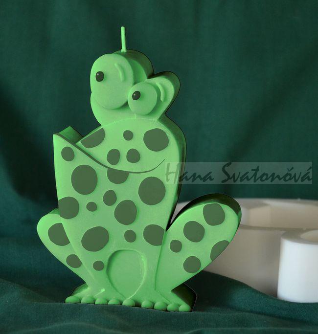 Abstrakce Žába - výška 13,5cm