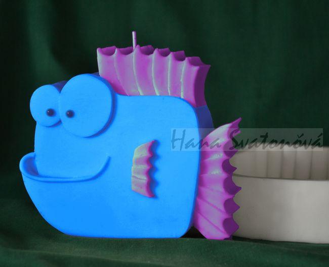 Abstrakce Rybička - výška 12cm