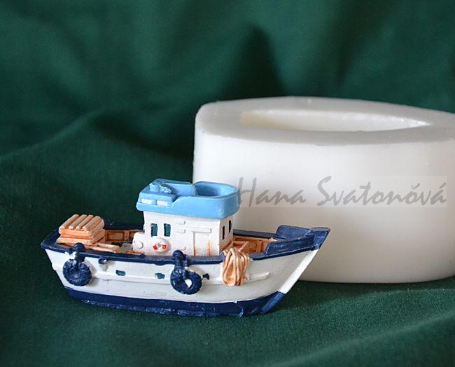 Loďka 1 - výška 3,5cm