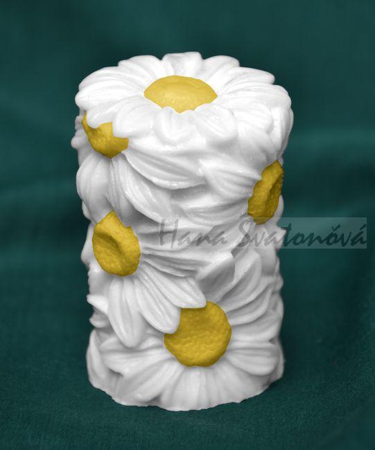 Kopretiny válec - výška 7cm