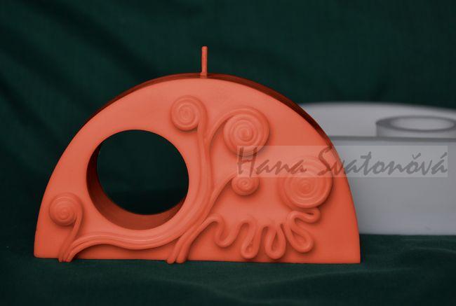 Spiralky s otvorem Půlkruh - výška 7cm