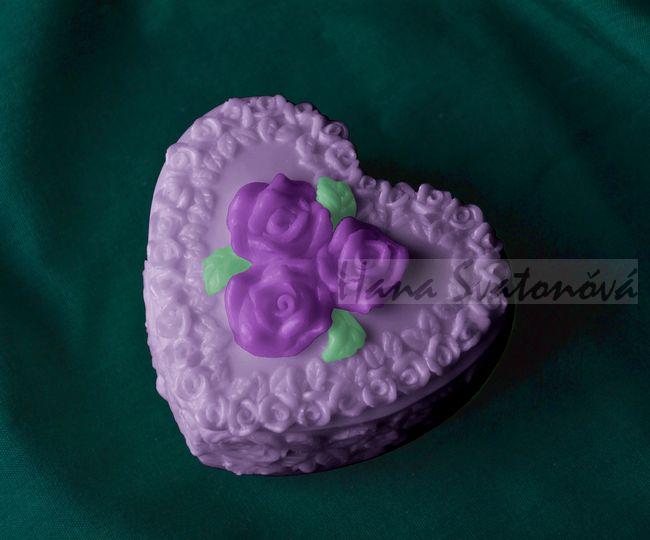 Srdce - ornament - výška 4cm