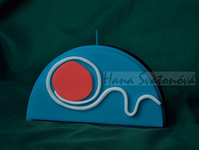 Spiralky kolečko Půlkruh - výška 7cm