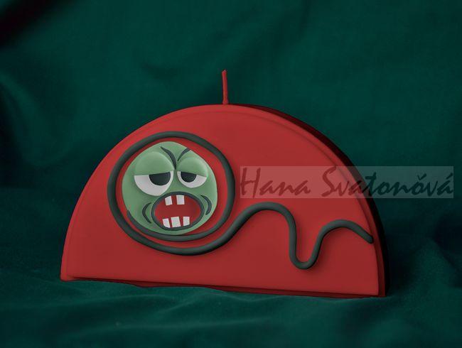 Spirálky smajlík Půlkruh - výška 7cm