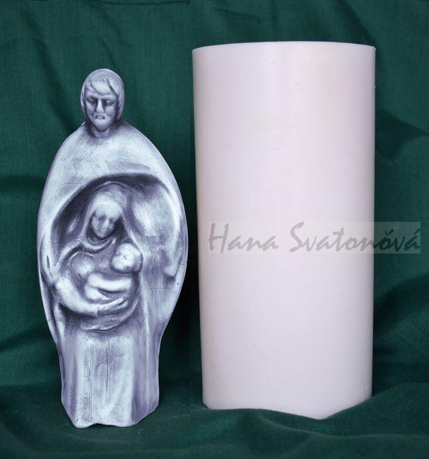 Svatá rodina abstrakt - výška 19cm