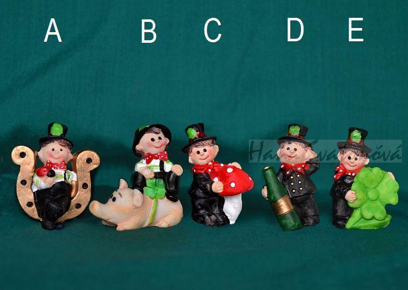 Kominíček pro štěstí MINI - výška 3,5cm