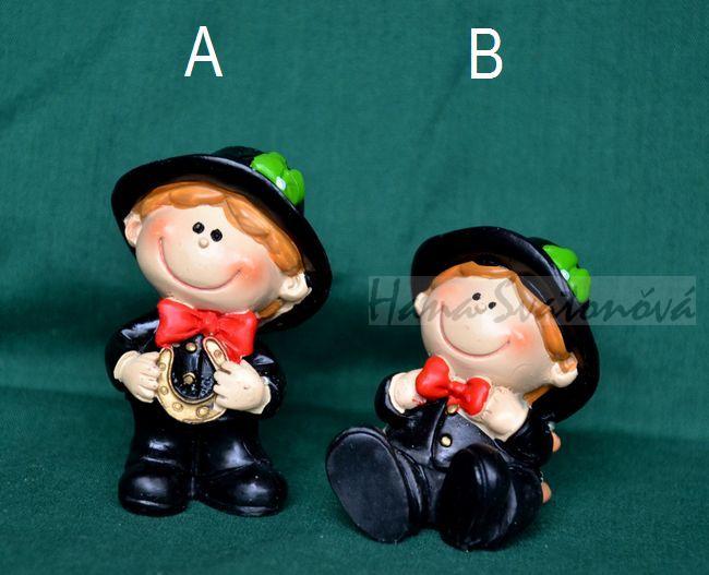 Kominíček pro štěstí - výška 6/5,5cm