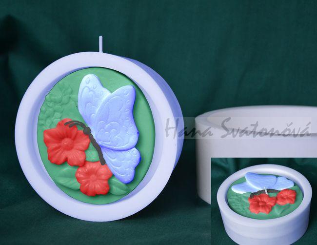 Motýl, Disk s otvorem - průměr 10cm