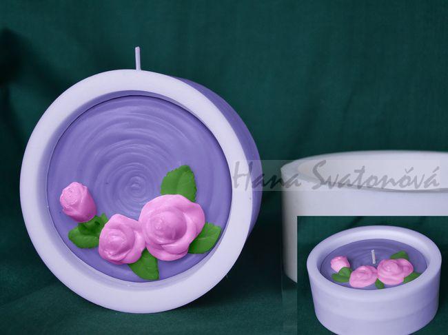 Růže kruh, Disk s otvorem - průměr 10cm
