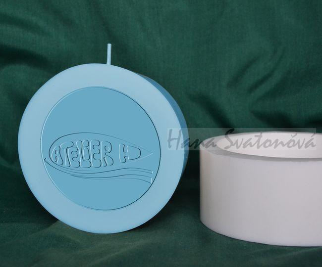 Forma na svíčku Disk plochý - průměr 10cm
