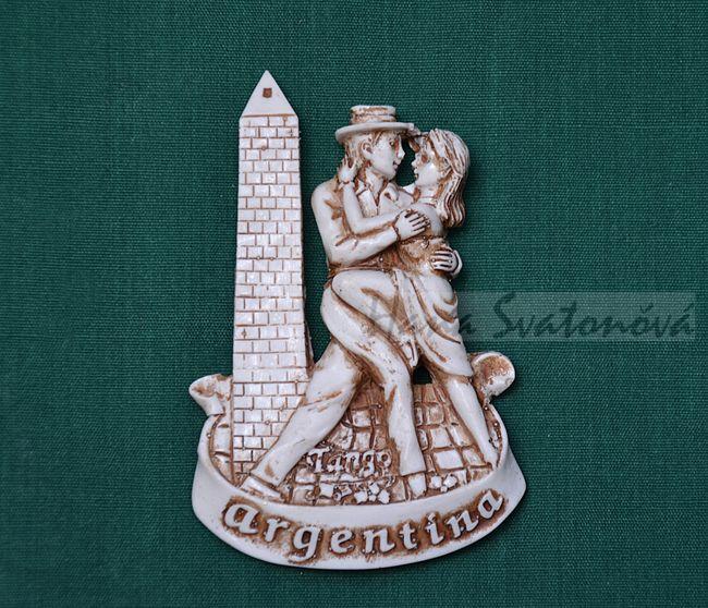 Relief Argentinské tango 1, velikost 5,5x8,5cm