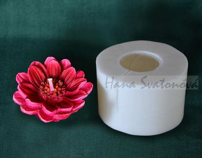 Květ Kopretina červená - průměr 4cm