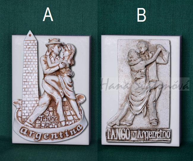 Argentinské tango - Obdélník 8x5,7cm