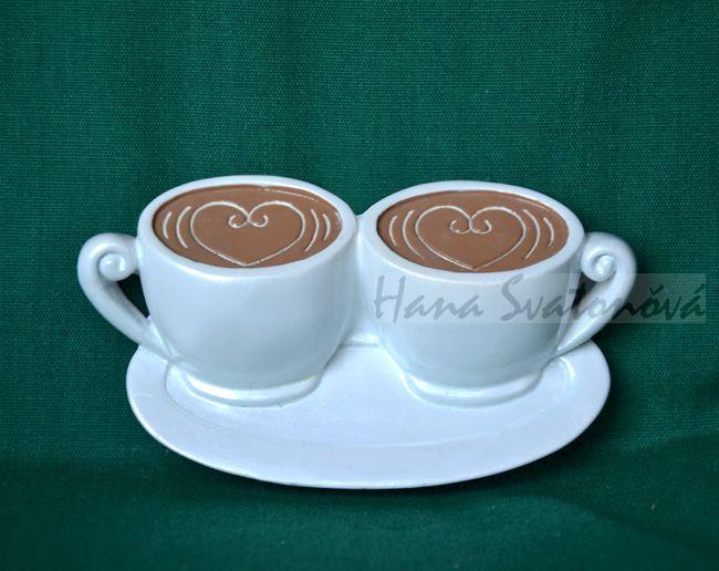Relief 2 x latte, vel. 8,5x4,5cm