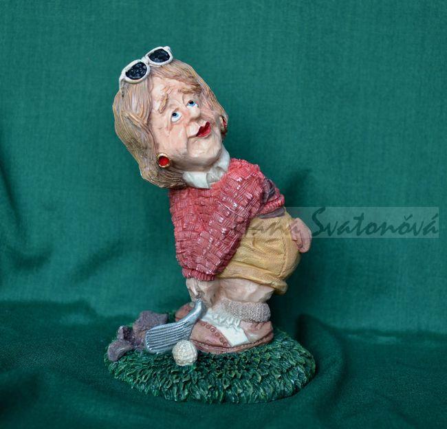 Golfistka - výška 12cm