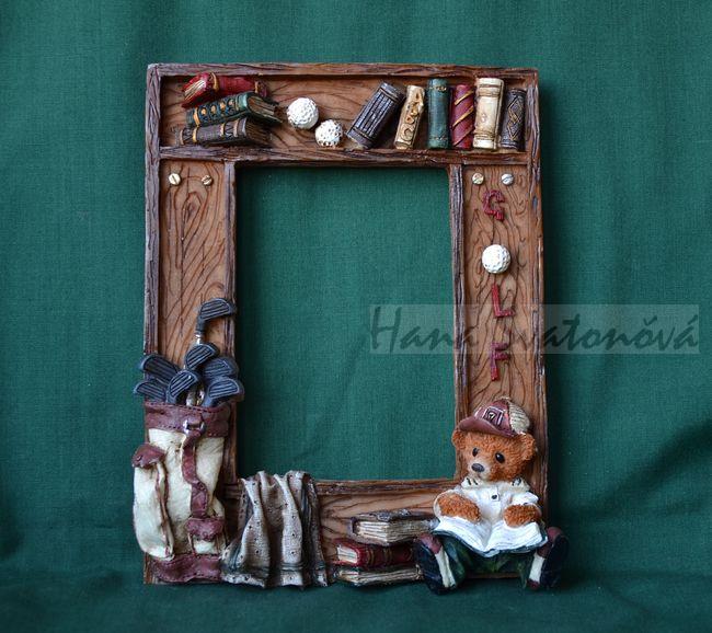Rámeček Golf - velikost 14,5x18x4cm