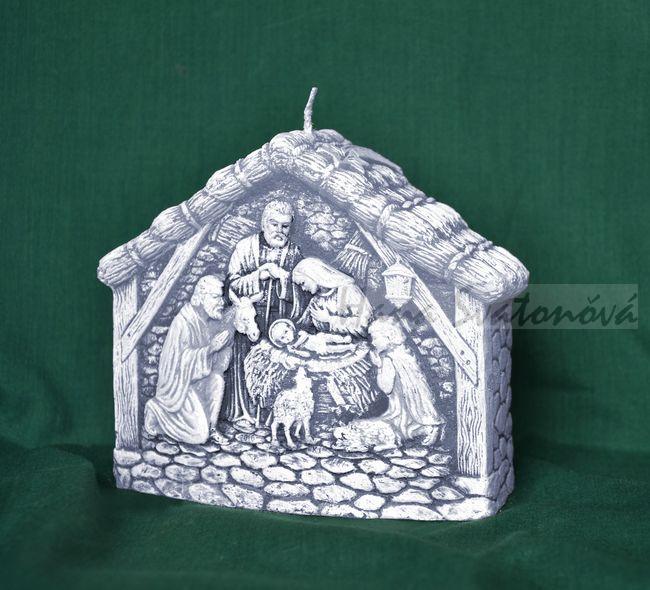 Betlém plochý 3, výška 11cm