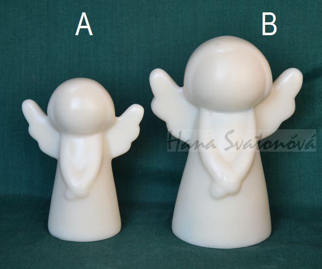 Andělíček široký - výška 9 a 11,5cm