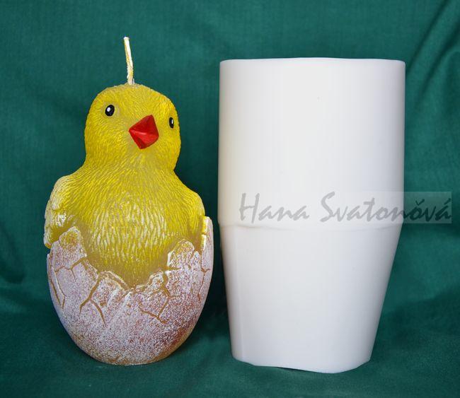 Kuře ve skořápce, výška 12,5cm