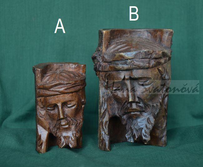Hlava Krista, výška 11,5cm