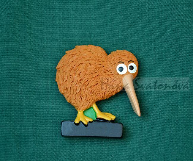 Relief Pták Kiwi, vel 6x6cm