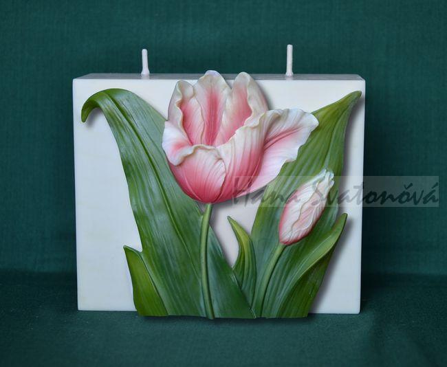 Tulipány - Obdélník, velikost 11,5x9,5x5cm
