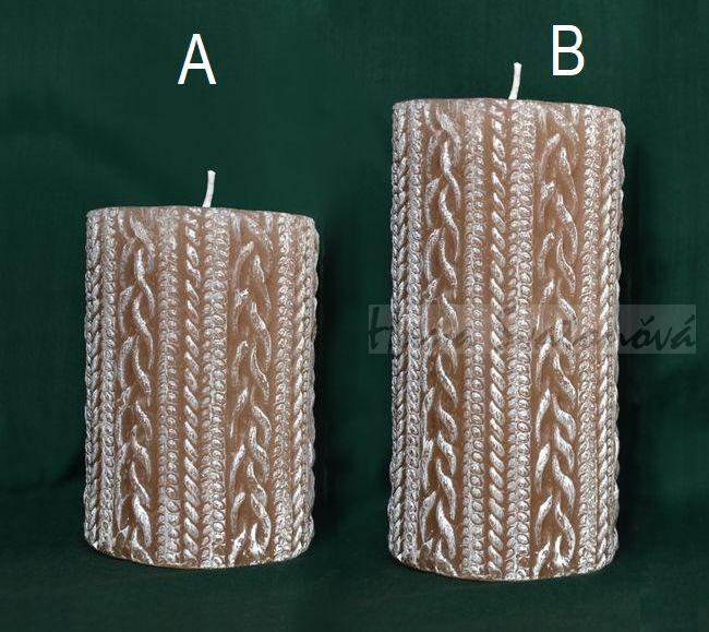 Válec pletený 2 - výška 9,5cm