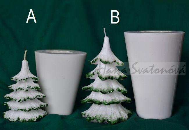 Stromeček bílý - výška 9,5 a 14,5cm