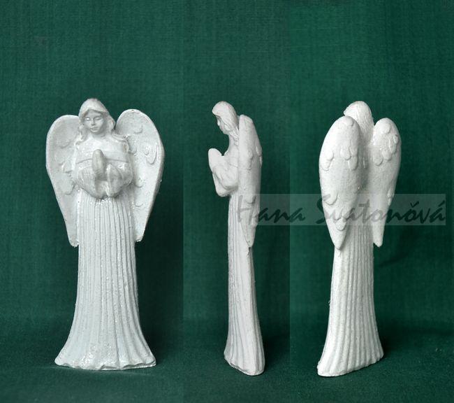 Andělíček plochý -rozměry 4x1,5x9cm