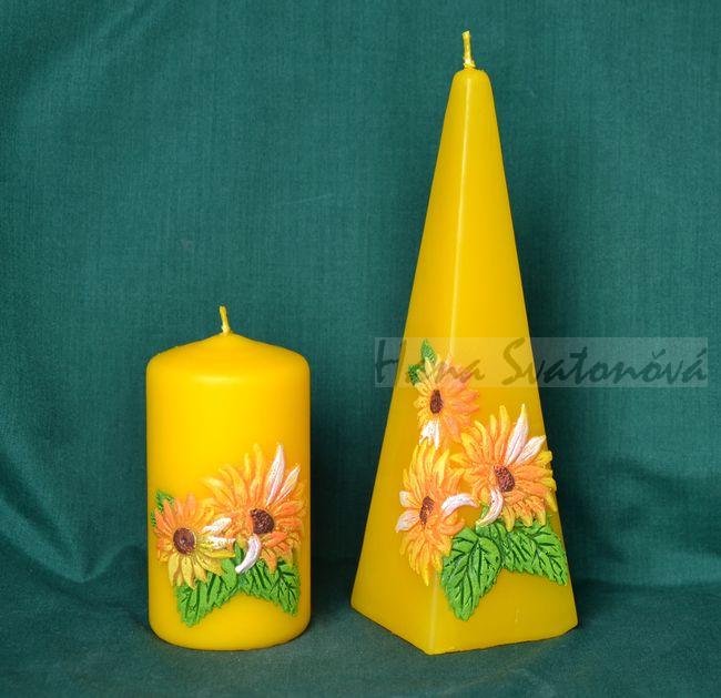 Kopretiny Válec - výška 10cm