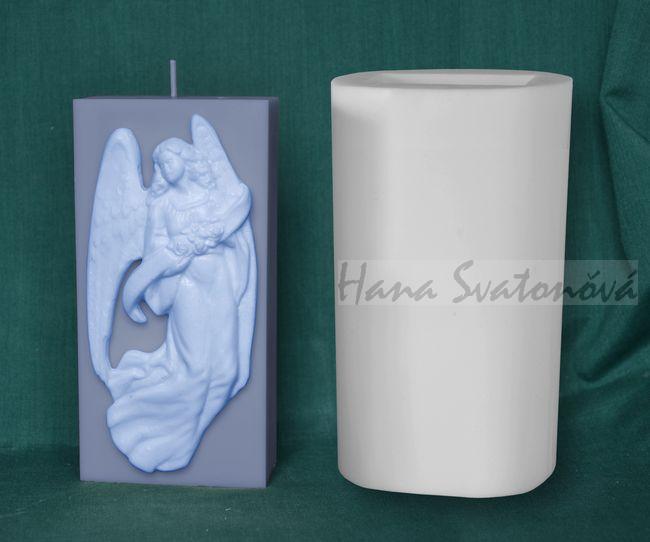 Anděl kvádr - výška 15cm
