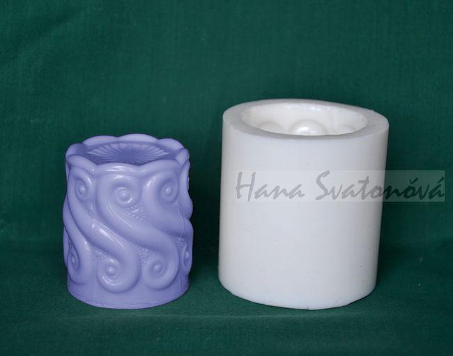 Válec ornamenty - výška 6cm