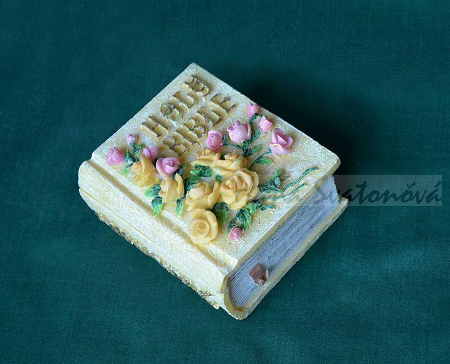 Bible - forma PLOCHÁ, velikost 8x9,5x5cm