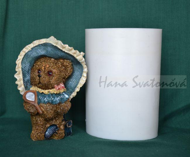 Medvídek parádník - výška 12cm