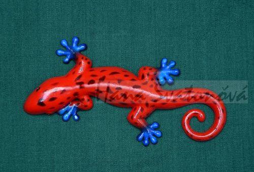Relief Gekon - vel. 10x4x1cm
