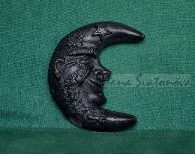 Relief - Mayská soška Měsíc, výška 9cm