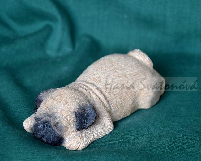 Buldoček spící - šířka 9cm