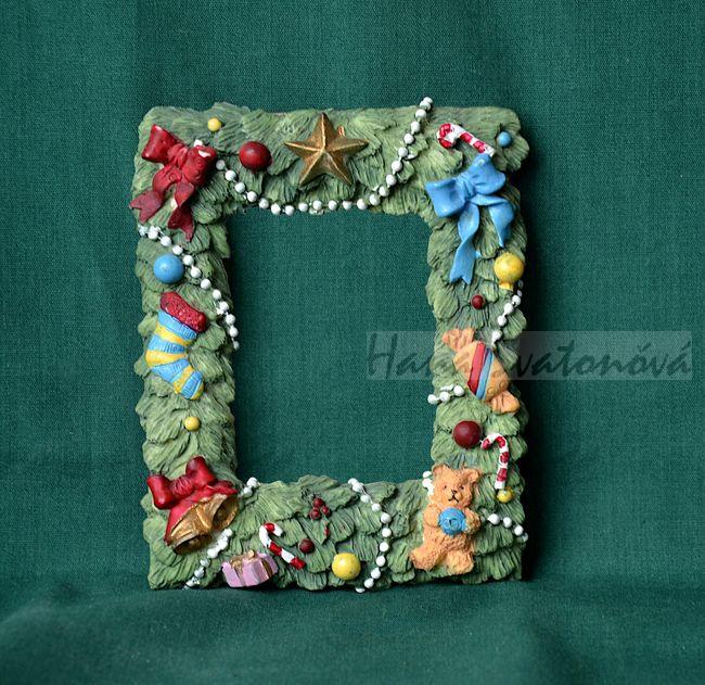 Rámeček vánoce - velikost 10x12cm